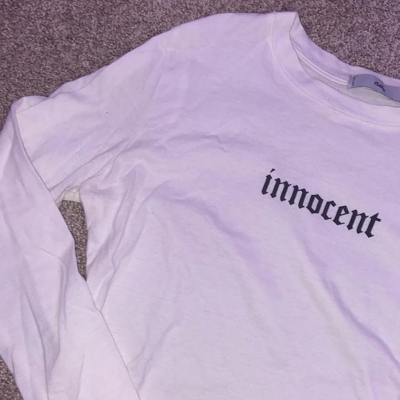 Adika Long Sleeve White Innocent Shirt / Tee - Picture 3 of 3